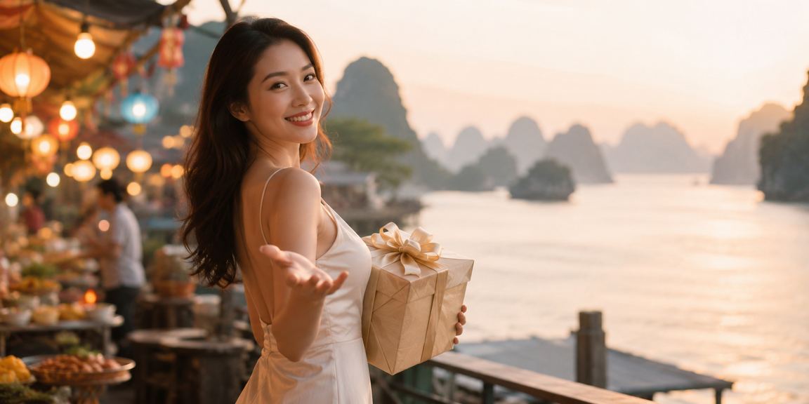 Không khí chợ đêm Hạ Long với người dùng tham gia chương trình VIP và bonus trực tuyến