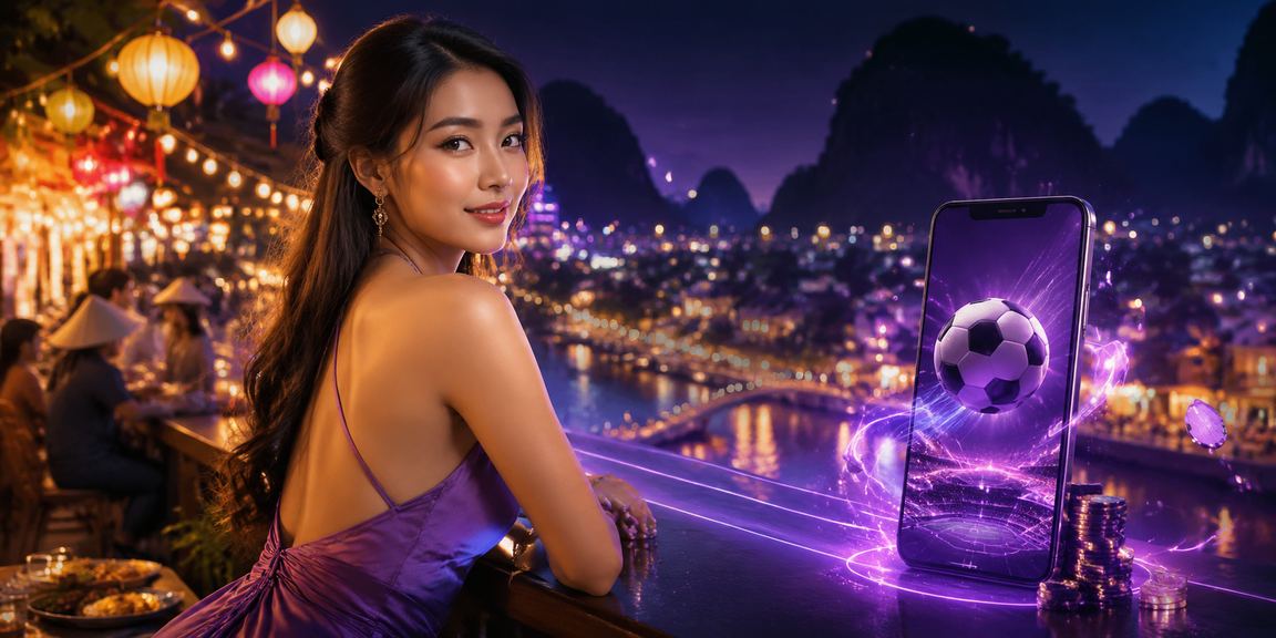 Người hâm mộ bóng đá xem trận đấu và đặt cược trực tuyến tại chợ đêm Ninh Bình